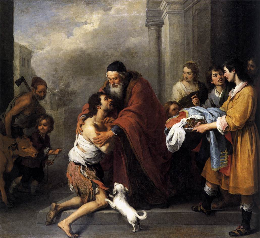 Return of the Prodigal Son by Bartolome Esteban Murillo